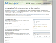 Tablet Screenshot of billtrackpro.com